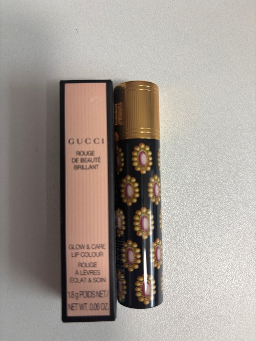 Gucci Glow & Care Lip Colour Valeria Rose